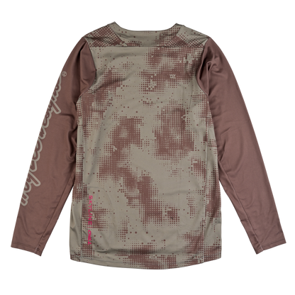 Troy Lee Designs Skyline Chill Long Sleeve MTB Jersey - Scattered - Olive