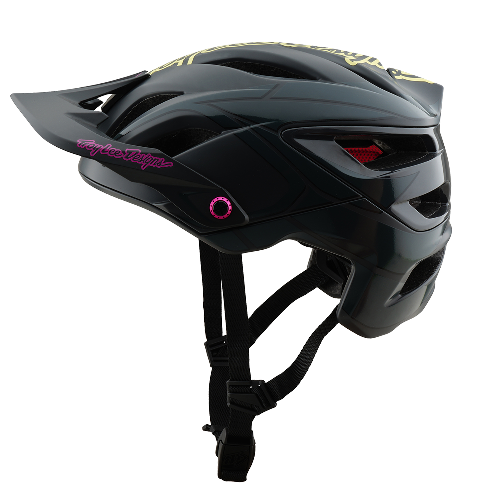 Troy Lee Designs A3 MTB Helmet - Ghostwing - Charcoal – Cambria Bike