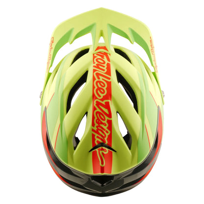 Troy Lee Designs A3 MTB Helmet - Lines - Glo Yellow