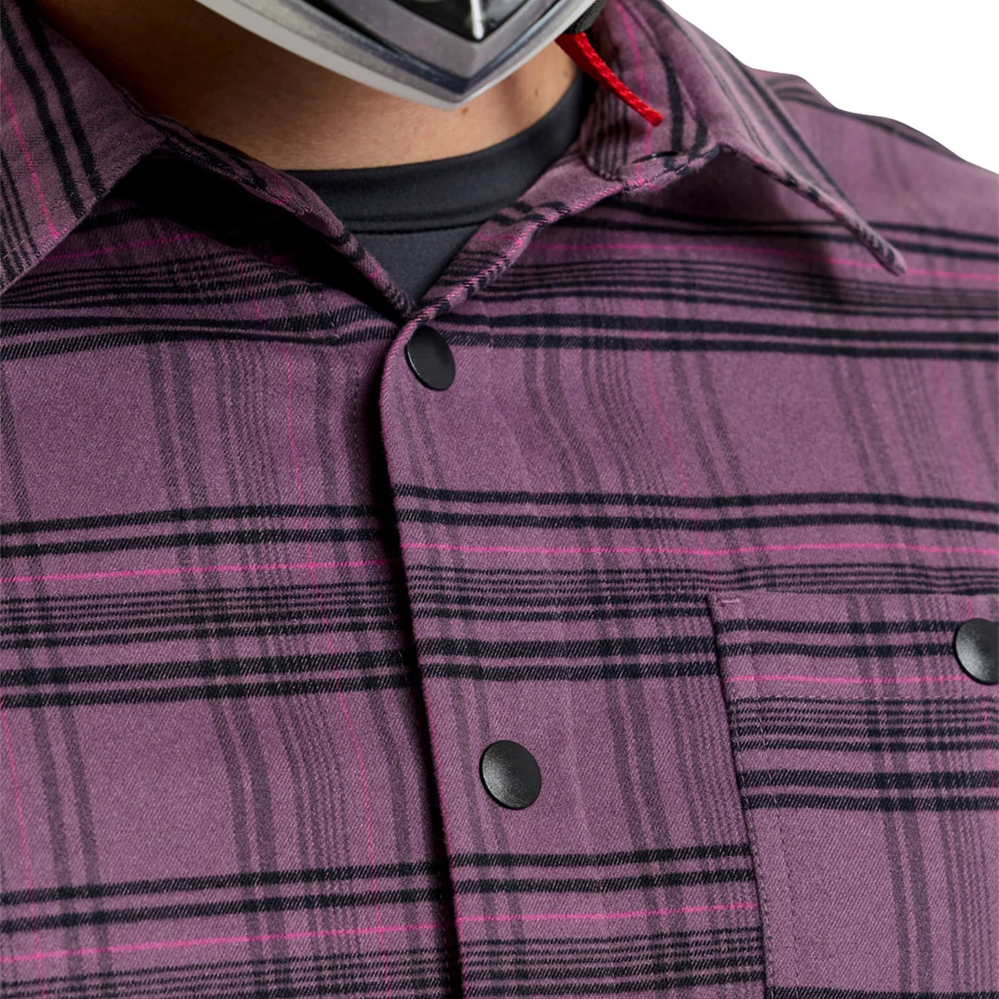Troy Lee Designs Grind Flannel Plaid Shirt - Deep Purple