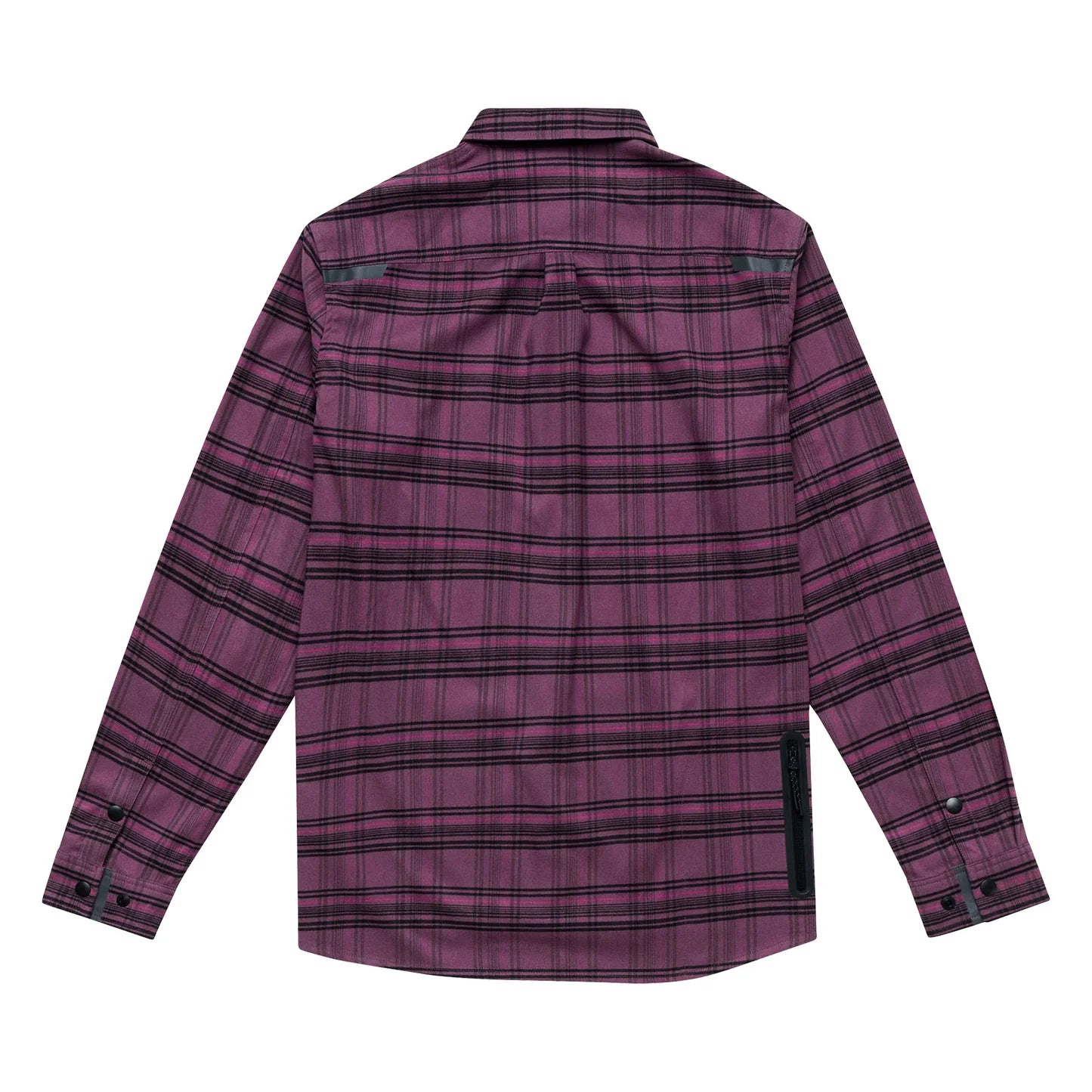 Troy Lee Designs Grind Flannel Plaid Shirt - Deep Purple