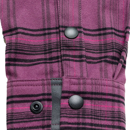 Troy Lee Designs Grind Flannel Plaid Shirt - Deep Purple