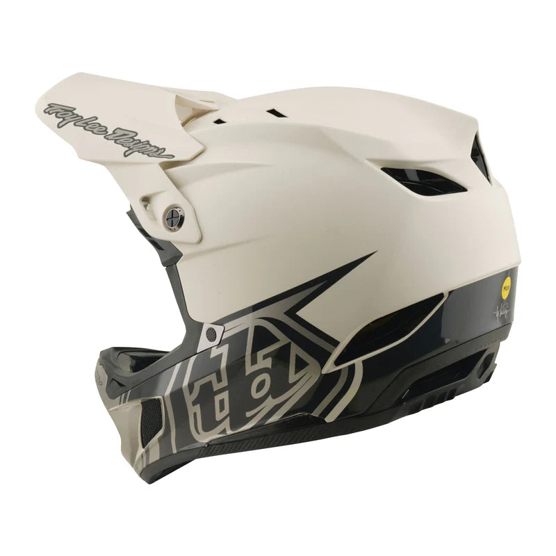 Troy Lee Designs D4 Composite Full Face Helmet - Stealth - Pumice