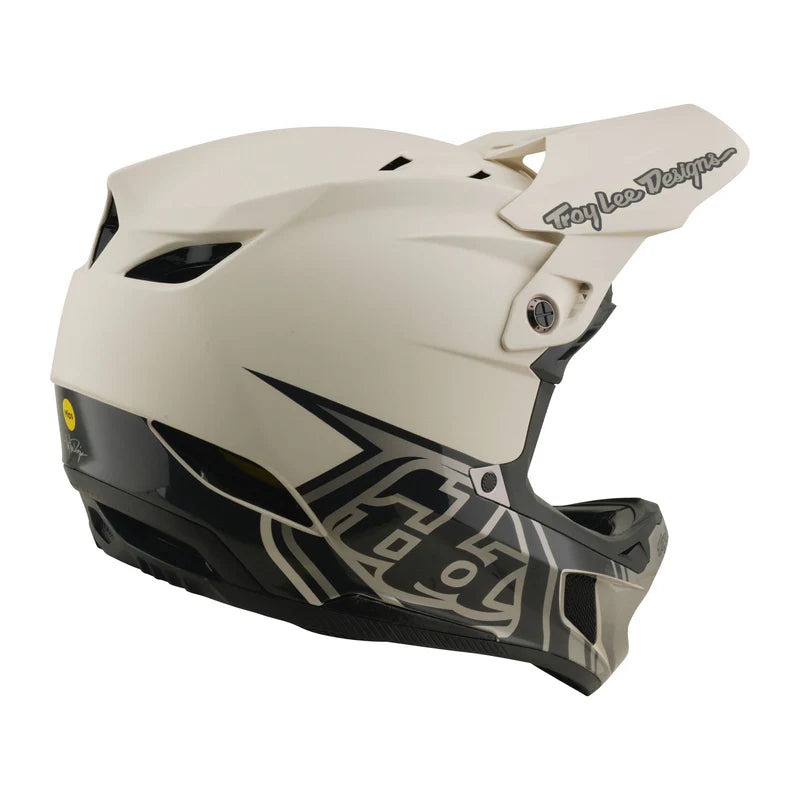 Troy Lee Designs D4 Composite Full Face Helmet - Stealth - Pumice