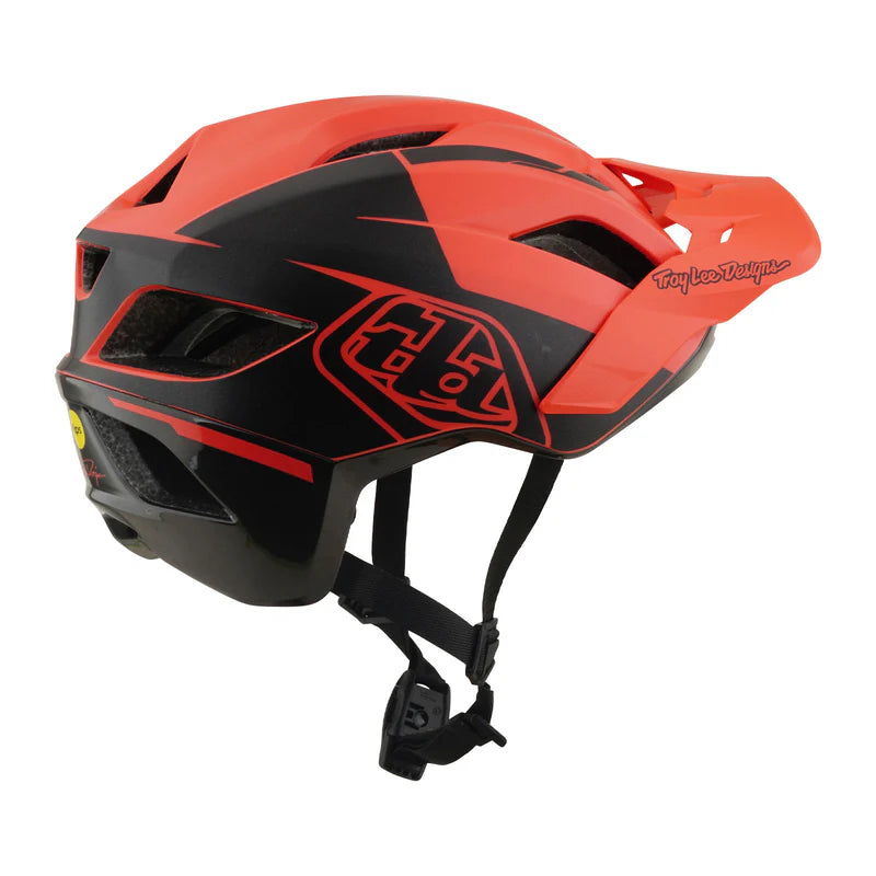 Troy Lee Designs Flowline SE MTB Helmet - Hydro - Coral-Charcoal