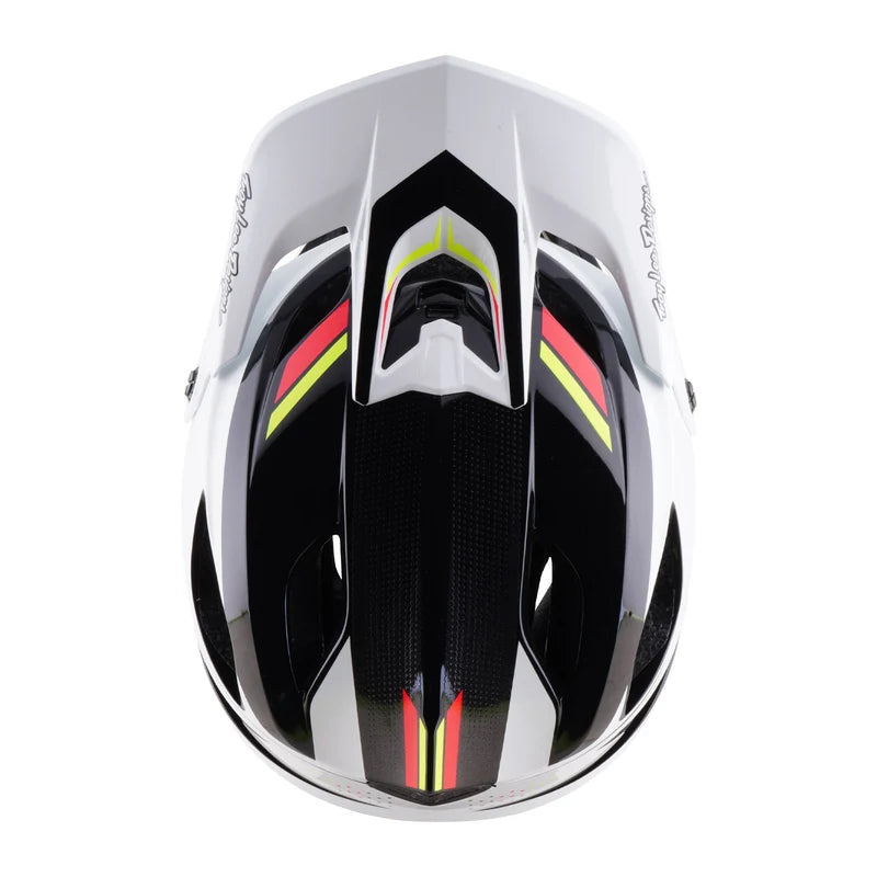 Troy Lee Designs Stage 2 MIPS Full Face Helmet - Proton - White