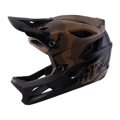 Troy Lee Designs Stage 2 MIPS Full Face Helmet - Split - Sienna Camo