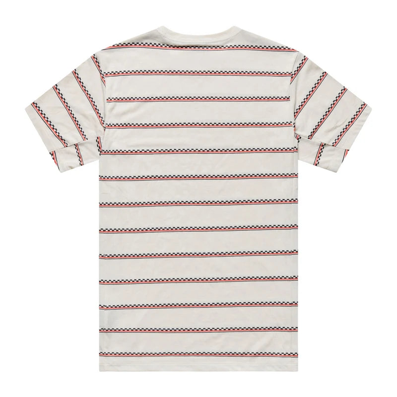 Troy Lee Designs Skyline Short Sleeve Ride Tee - Checked Out - Pumice