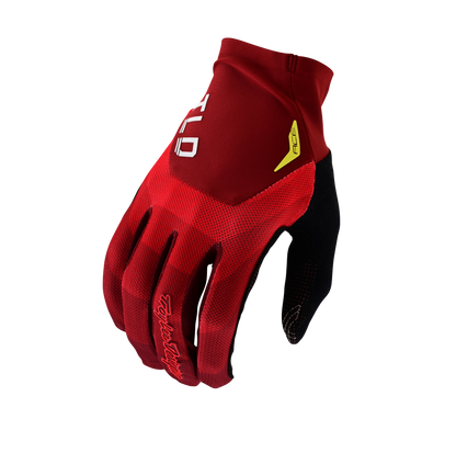 Troy Lee Designs Ace MTB Glove - Reverb - Race Red