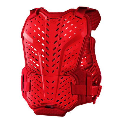Troy Lee Designs Rockfight Pro Chest Guard - Translucent Red