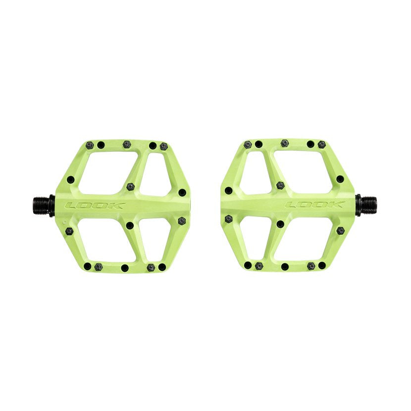Look Trail Fusion Flat Pedals - Lime