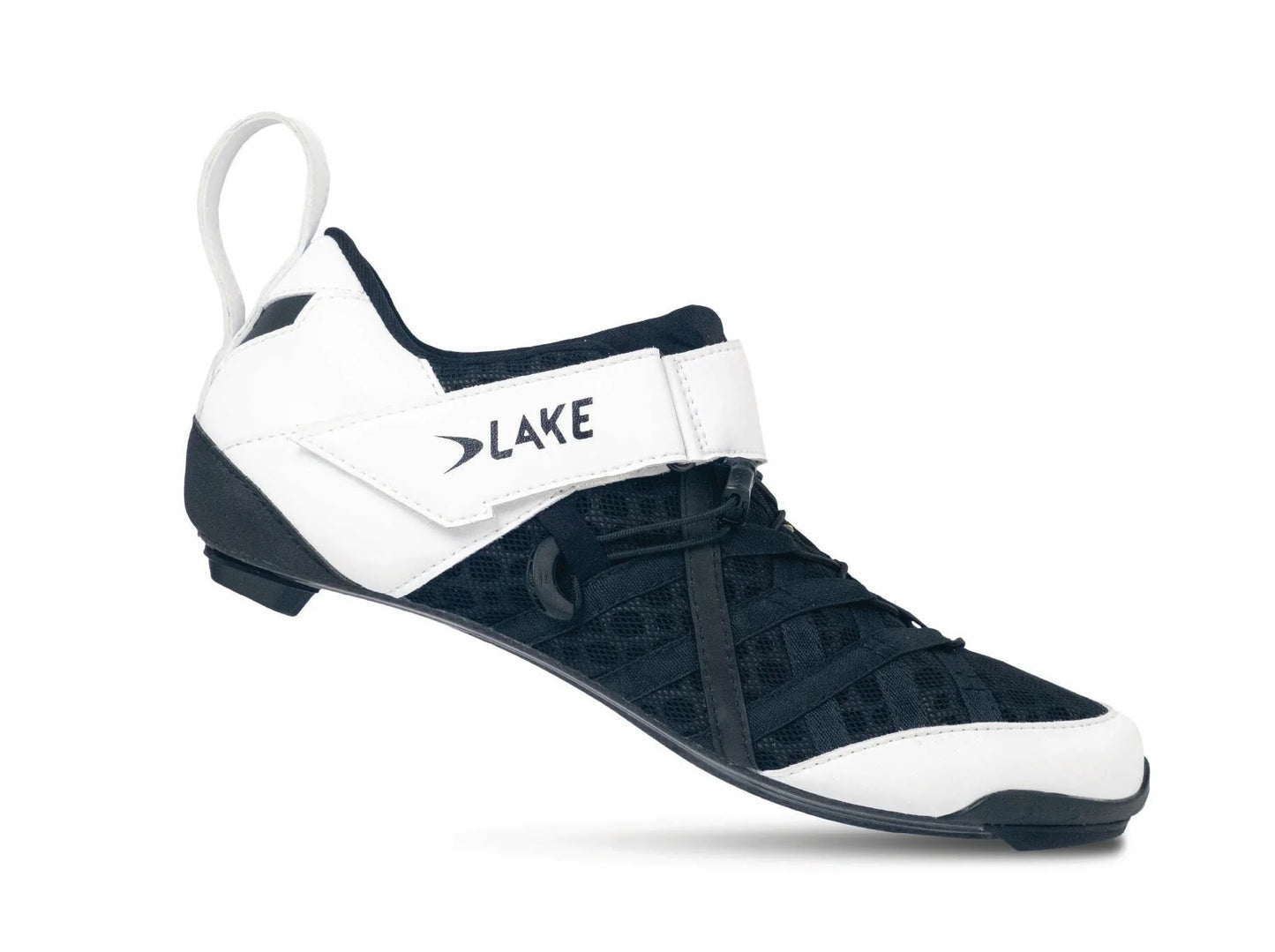 Lake TX224 Comfort Plus Triathlon Shoe - White-Black