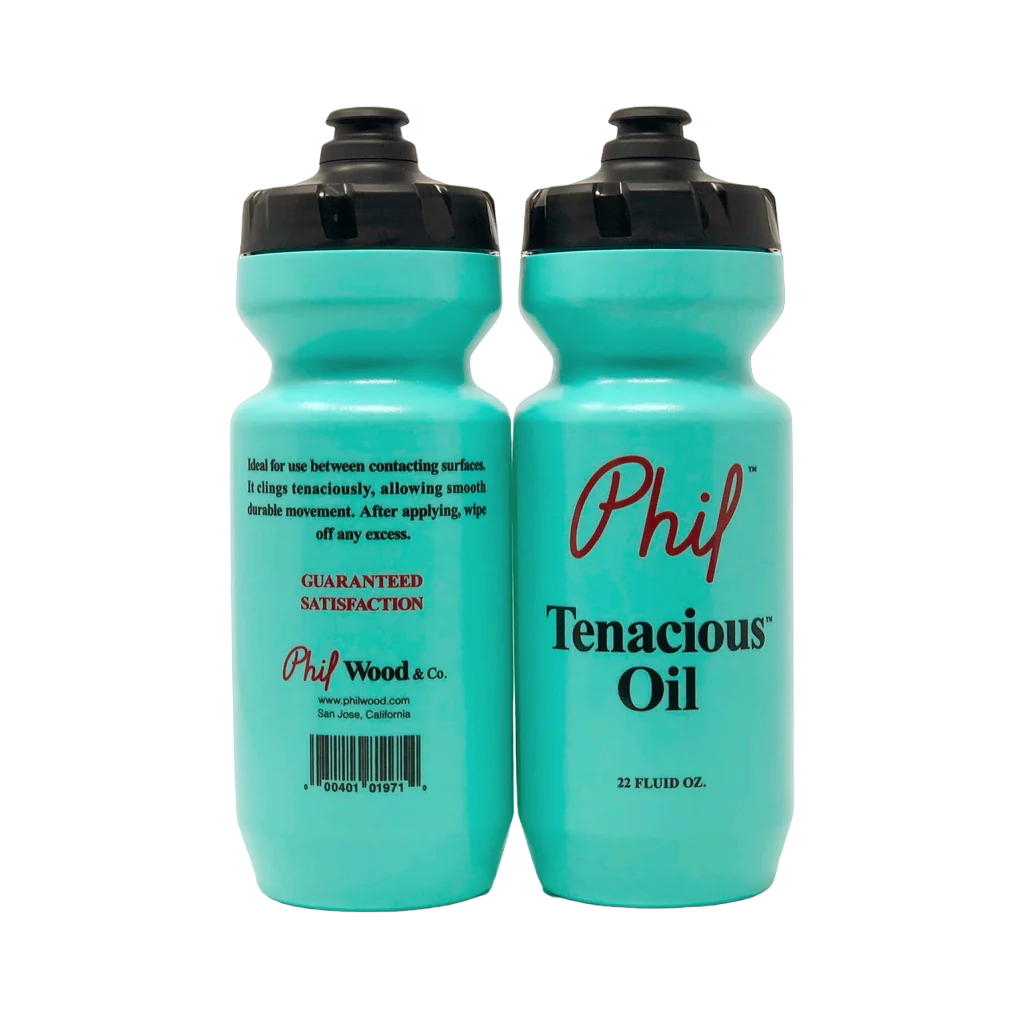 Phil Wood Tenacious Oil Water Bottle - 22oz - Turquoise