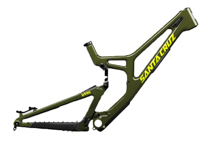 Santa Cruz V10 8 CC MX Frame - No Shock - Gloss Kelp Green - 2025