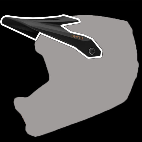 Smith Hardline Replacement Visor Set - Black