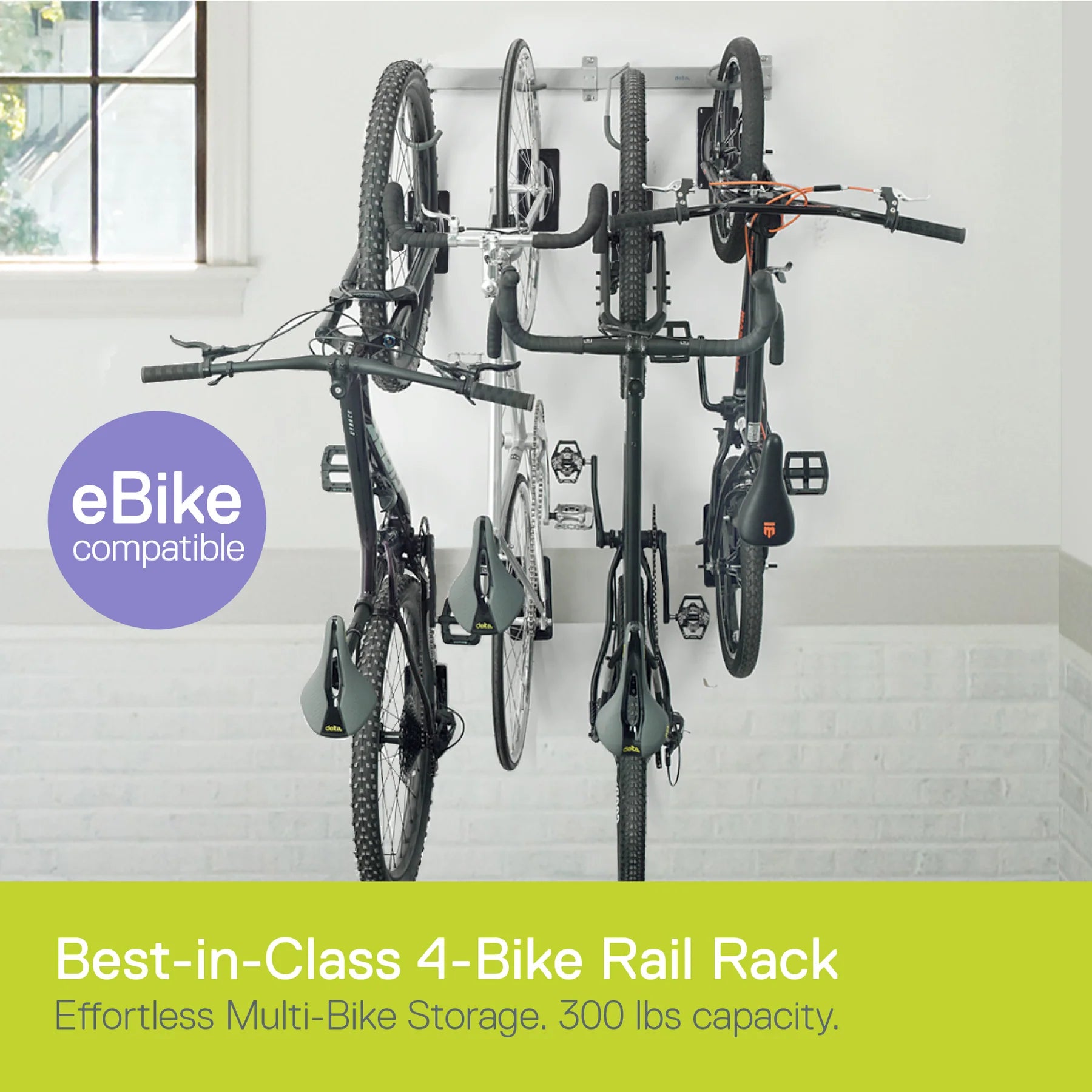 Delta Heavy Duty Rail Rack Bike – Cambria Bike