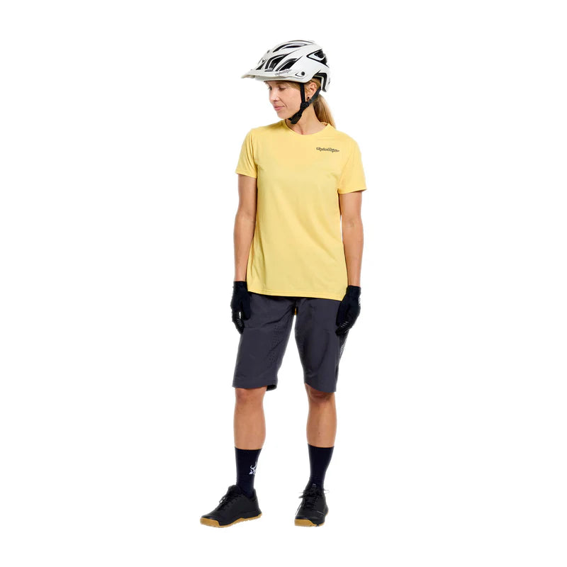 Troy Lee Designs Lilium Pro Short Sleeve MTB Jersey - Womens - Butter