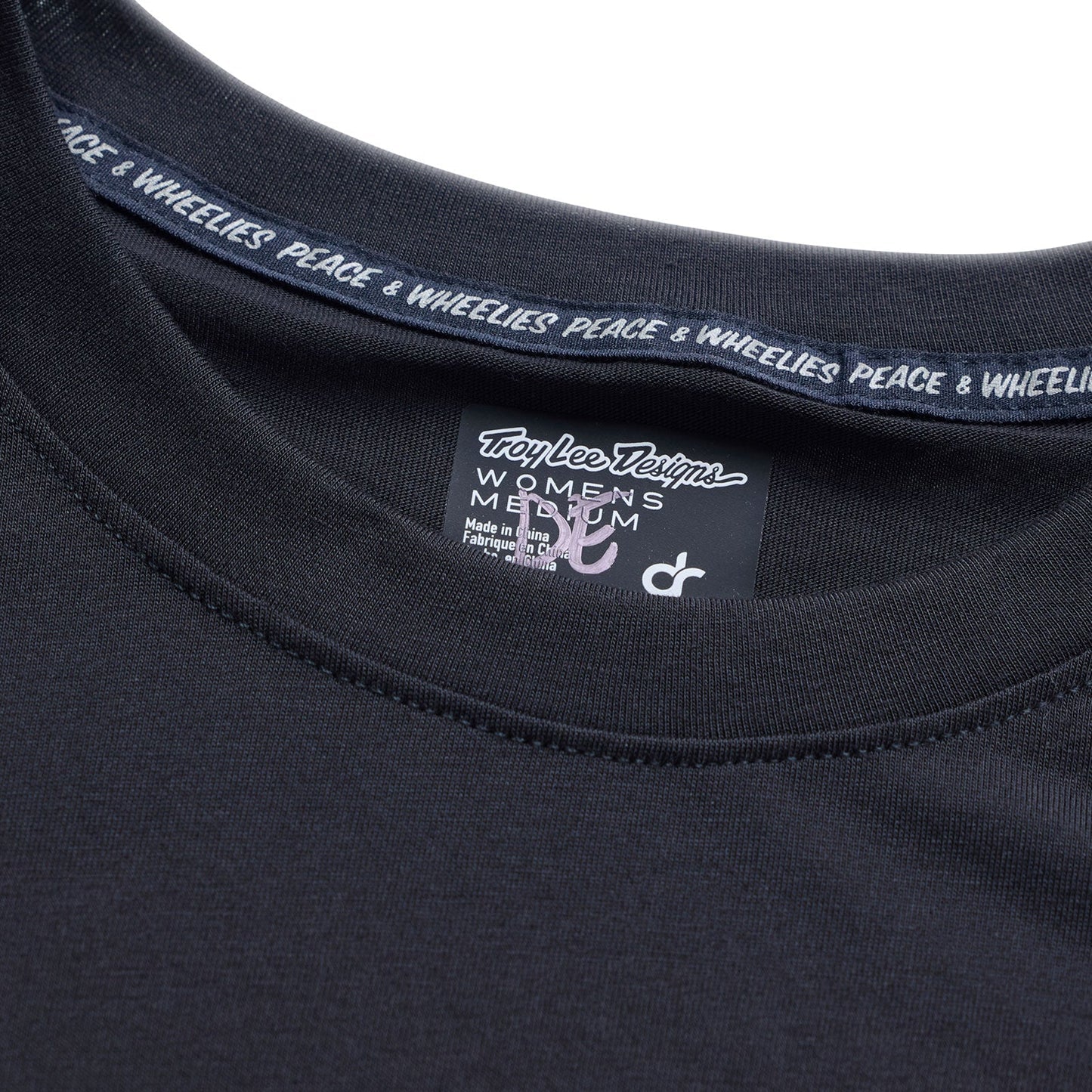 Troy Lee Designs Lilium Short Sleeve Ride Tee - Womens - Signature - Black
