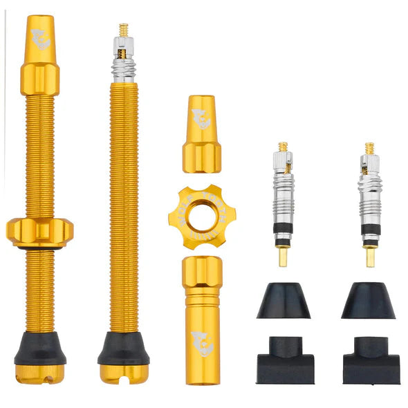 Wolf Tooth Components Tubeless Valve Stems - 60mm - Gold