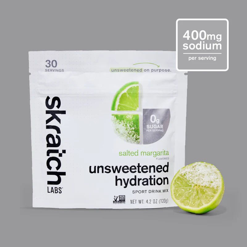 Skratch Labs Unsweetened Sport Hydration Drink Mix - Salted Margarita