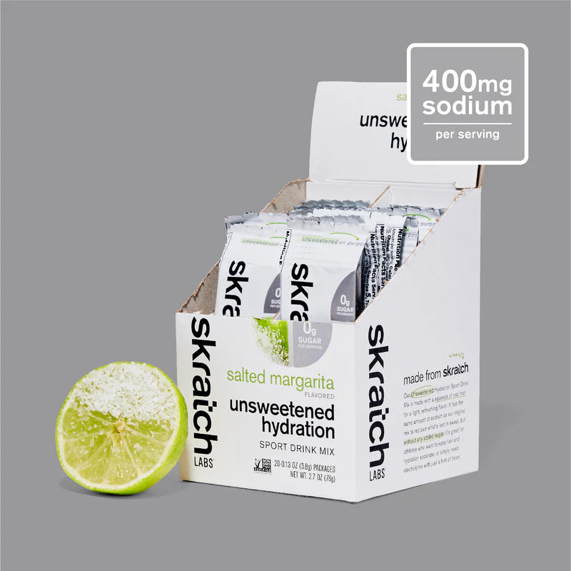 Skratch Labs Unsweetened Sport Hydration Drink Mix - Salted Margarita