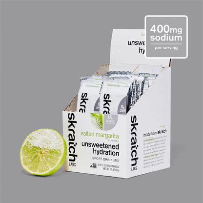 Skratch Labs Unsweetened Sport Hydration Drink Mix - Salted Margarita