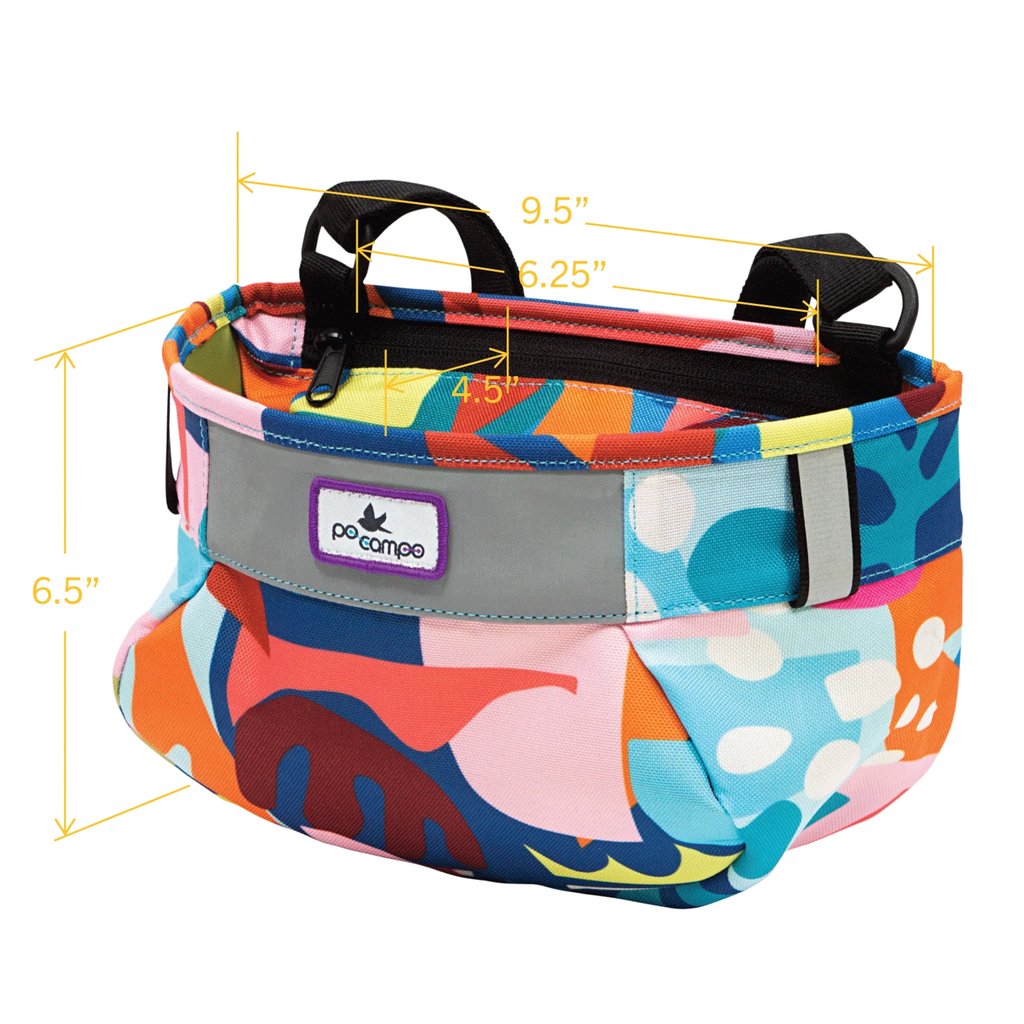 Po Campo Whoosh Bike Basket - Aquatic