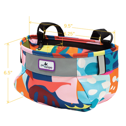 Po Campo Whoosh Bike Basket - Aquatic