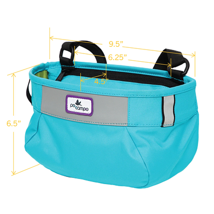 Po Campo Whoosh Bike Basket - Blast Blue