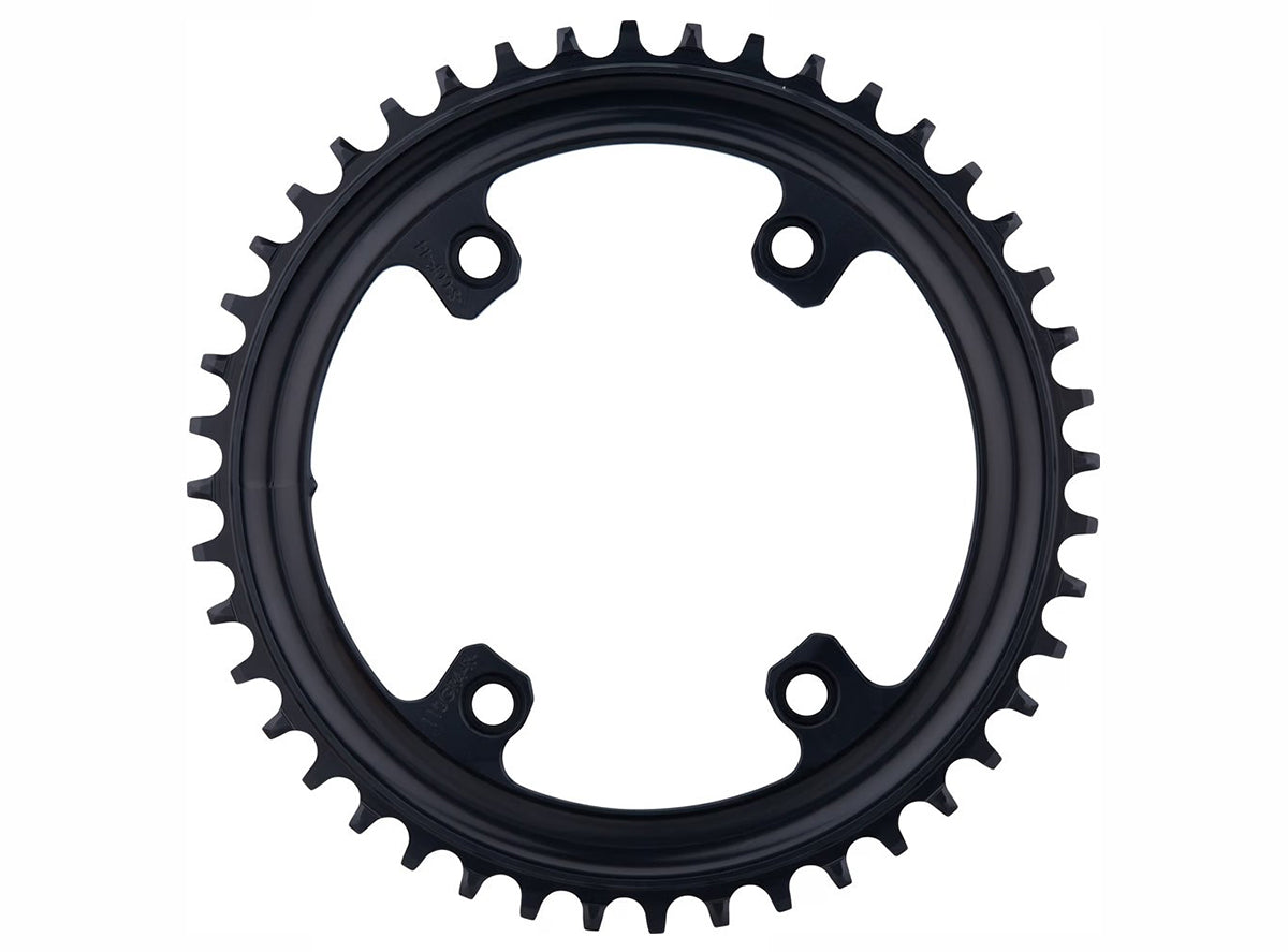 Wolf Tooth Components GRX Oval Asymmetric 4 Bolt Aero Road Chainring - Black