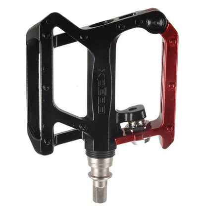 Xpedo TRVS 10 QRD Flat Pedals - Red-Black