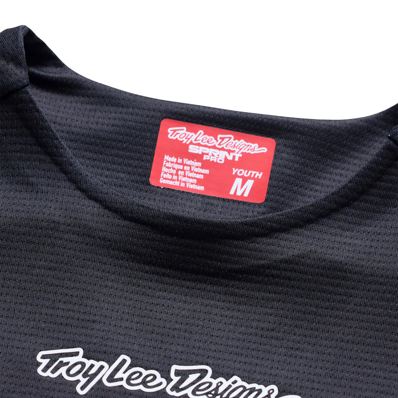 Troy Lee Designs Sprint Pro Jersey - Youth - Black