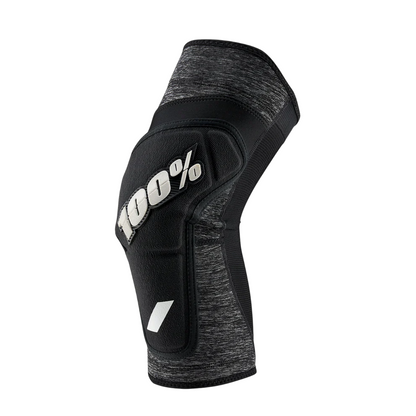 100% Ridecamp Knee Guard - Heather Gray-Black