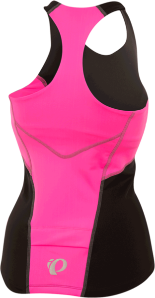 Pearl Izumi Select Pursuit Tri Tank - Womens - Black-Screaming Pink