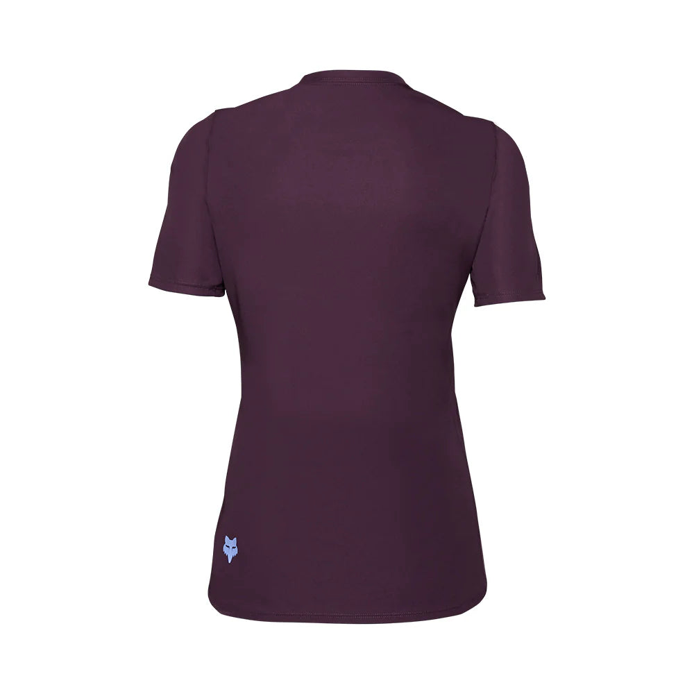 Fox Racing Ranger Short Sleeve MTB Jersey - Wordmark - Womens - Dark Purple