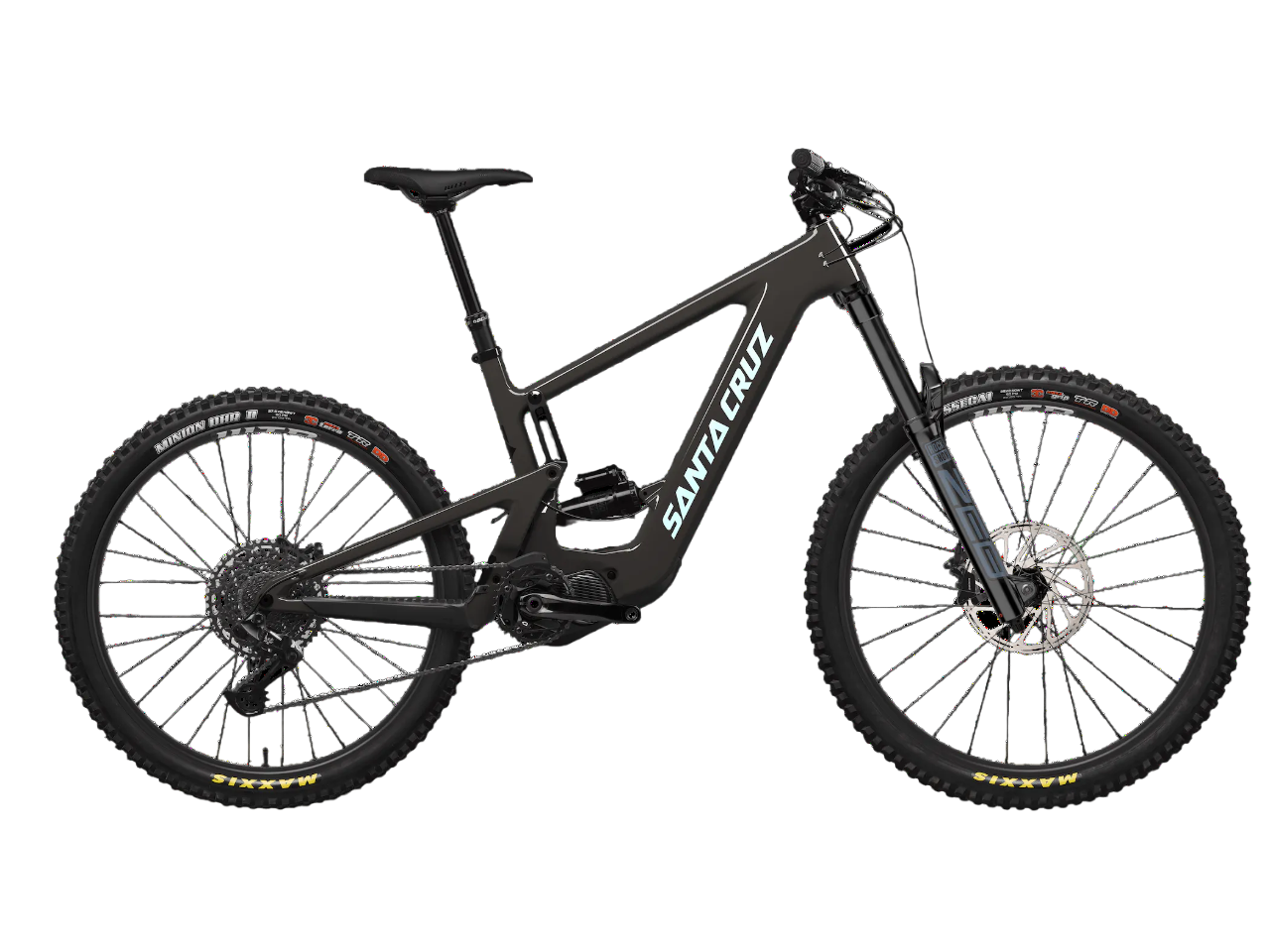 Santa Cruz Bullit Carbon CC MX E Bike R Kit Gloss Carbon Blue