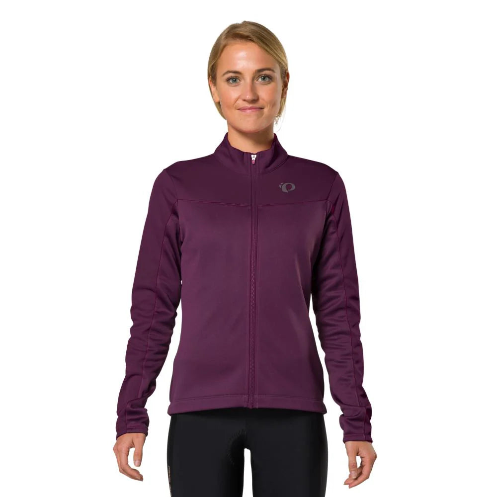 Pearl Izumi Quest Thermal Long Sleeve Road Jersey - Womens - Dark Violet