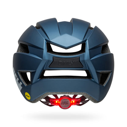 Bell Daily LED MIPS Commuter Helmet - Matt Blue-Gray