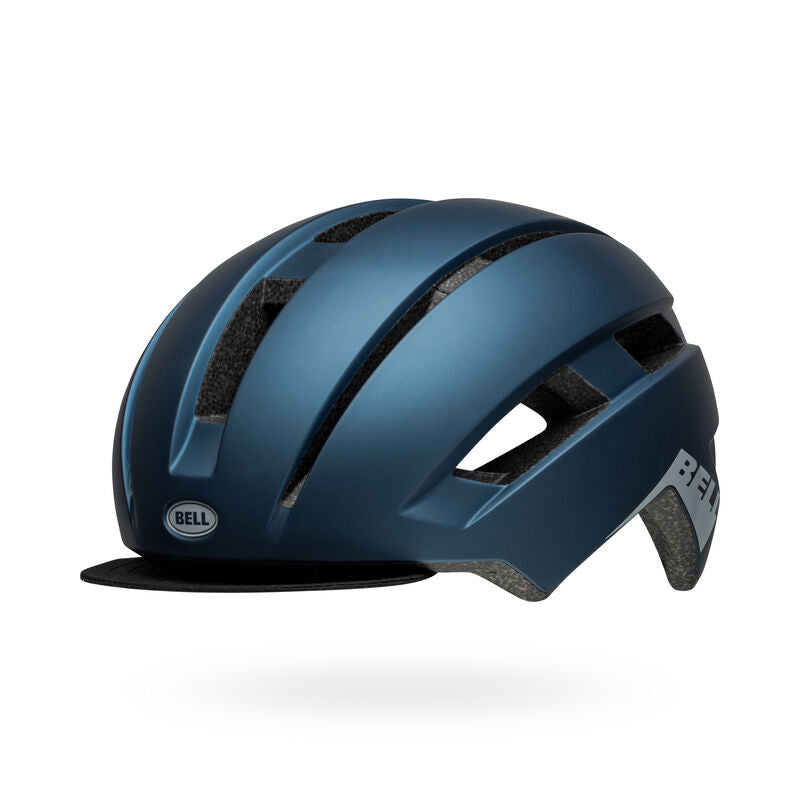 Bell Daily LED MIPS Commuter Helmet - Matt Blue-Gray