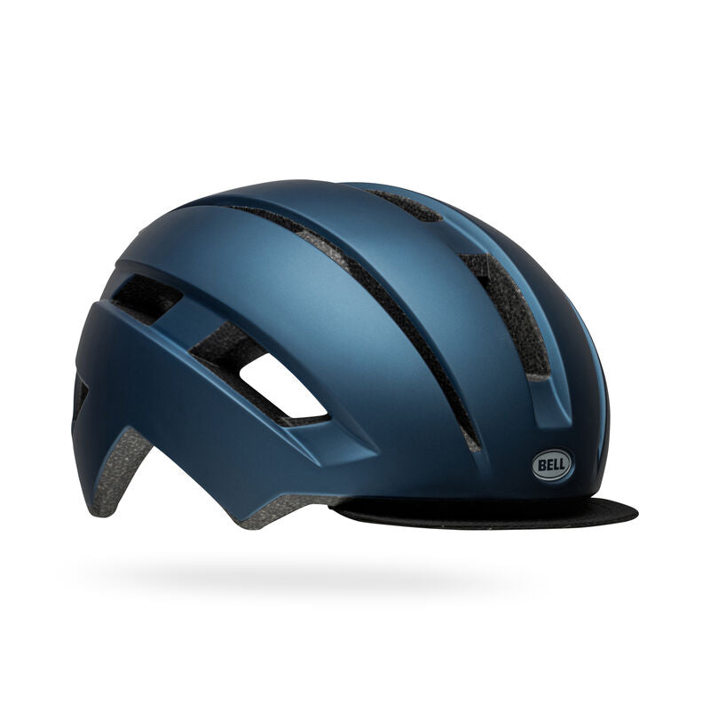 bell hub adult commuter bike helmet Bell Bike Daily LED MIPS Matte Blue/Gray Universal Small/Medium