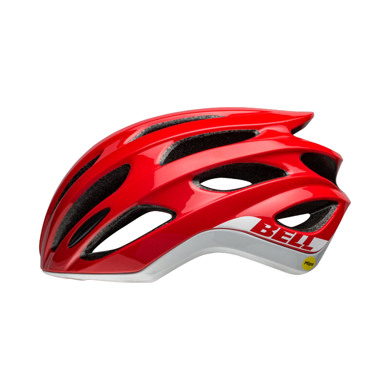 Bell Formula MIPS Road Helmet - Matt Gloss Red-White