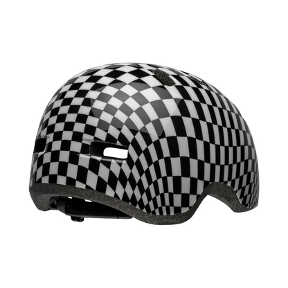 Bell Lil Ripper Child Helmet - Checkers - Matt Black-White