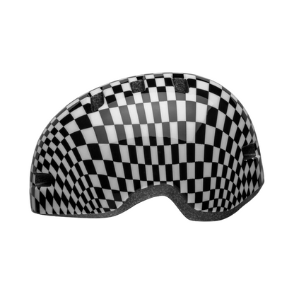 Bell Lil Ripper Child Helmet - Checkers - Matt Black-White