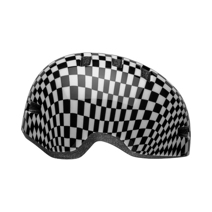 Bell Lil Ripper Child Helmet - Checkers - Matt Black-White