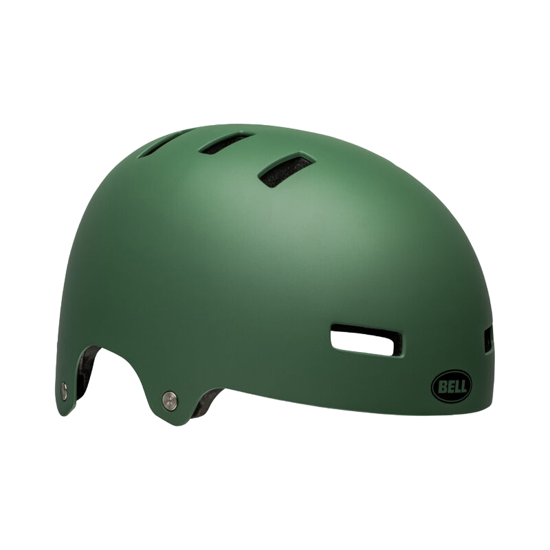bell green skate helmet Bell Local Helmet Large Matte Dark Green