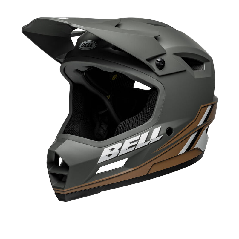 Bell Sanction 2 DLX MIPS Full Face Helmet - Alpine - Matt Dark Gray-Tan