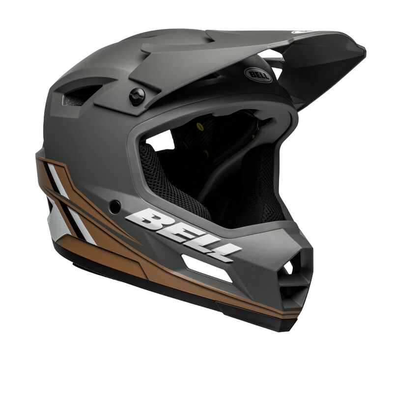 Bell Sanction 2 DLX MIPS Full Face Helmet - Alpine - Matt Dark Gray-Tan