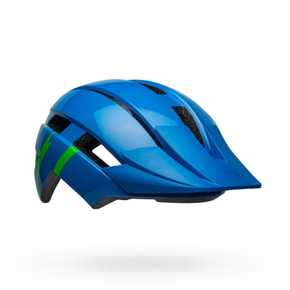 Bell Sidetrack II MTB Helmet - Child - Blue-Green