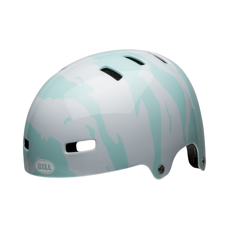 Bell Span BMX Helmet - Ravine - Gloss White-Blue