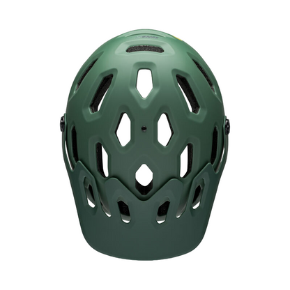 Bell Super 3R MIPS Full Face Helmet - Matt Dark Green-Infrared